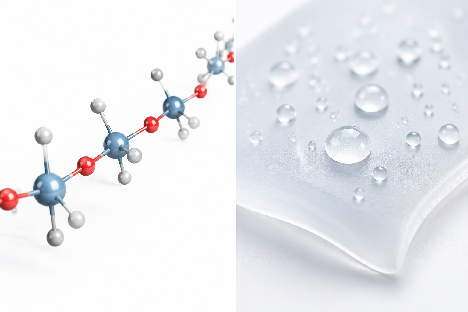 Siloxane Si-O bond structure explaining silicone biocompatibility and biological inertness