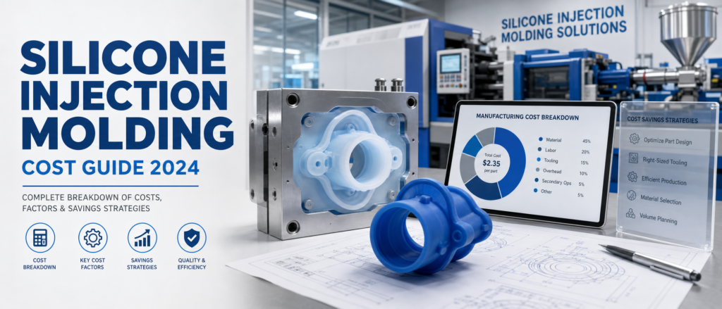 Silicone injection molding cost guide for tooling, design complexity, and production volume