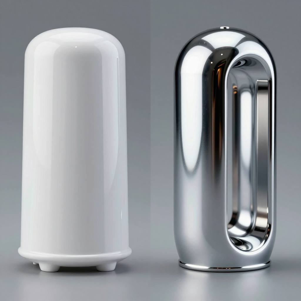 Vacuum plating and electroplating comparison for plastic and metal parts