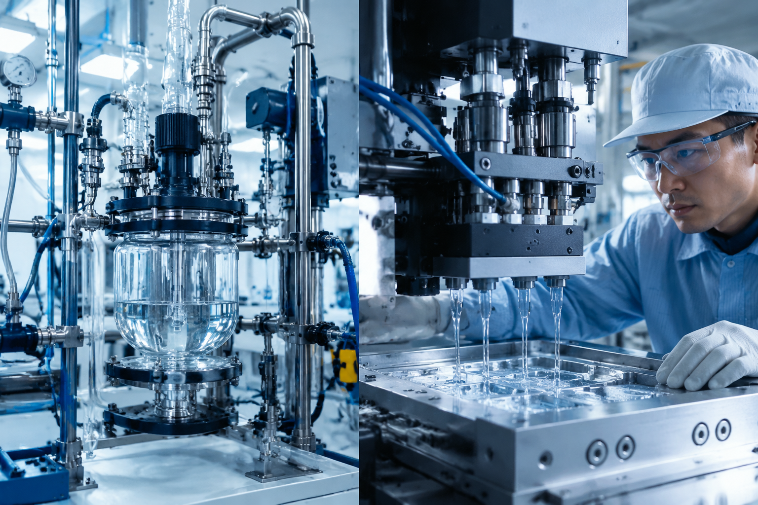 How silicone is made through silane chemistry and liquid silicone rubber molding