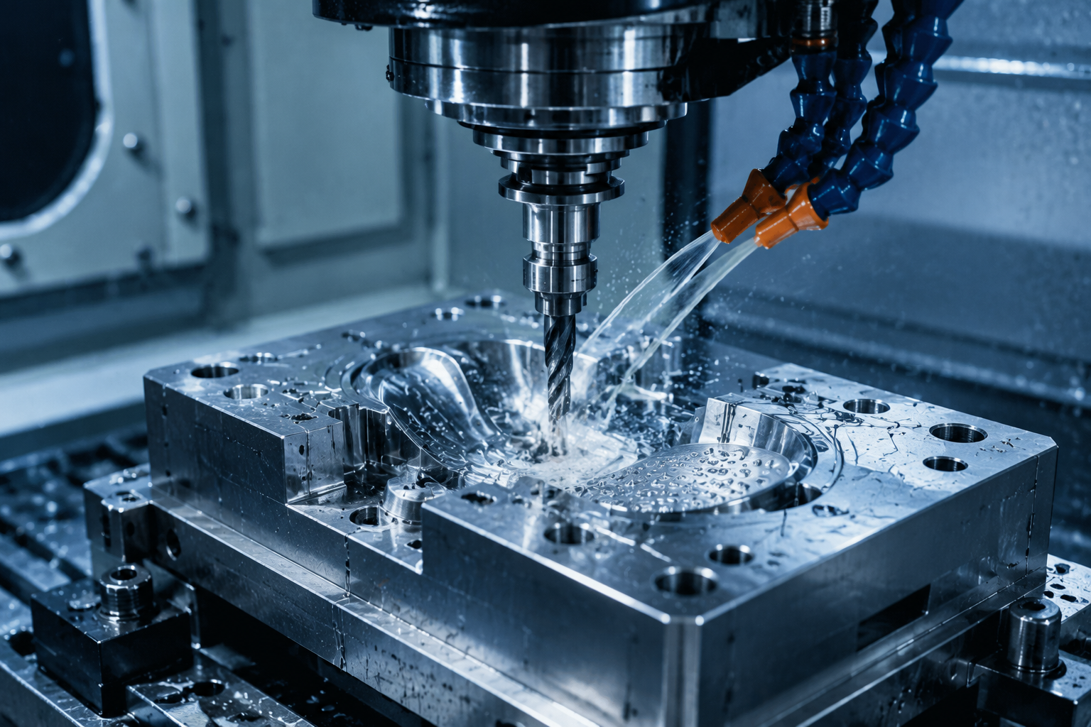 High-grade tool steel mold cavity for liquid silicone rubber baby product molding