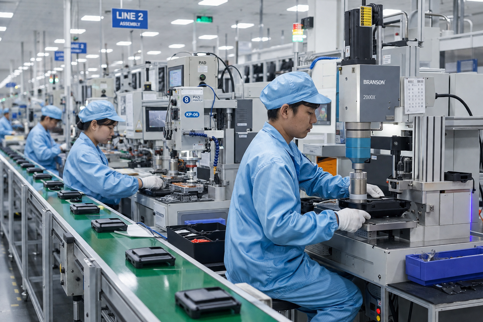 Secondary operations and plastic assembly lines Vietnam