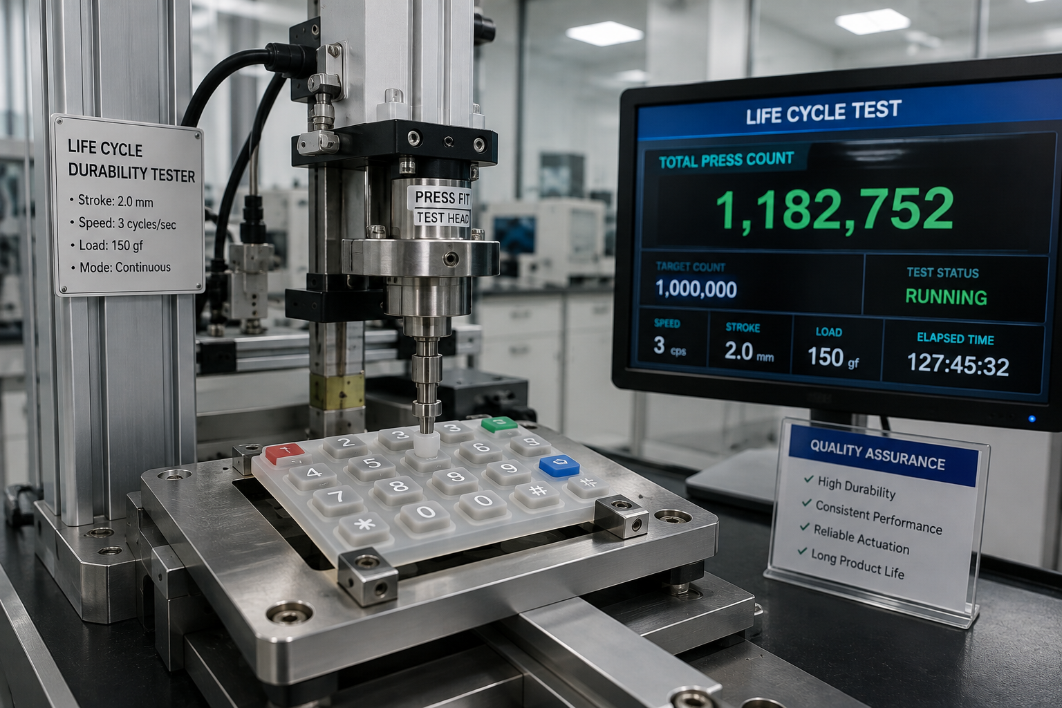 Silicone keypad applications in remote control, medical device, industrial and automotive panels