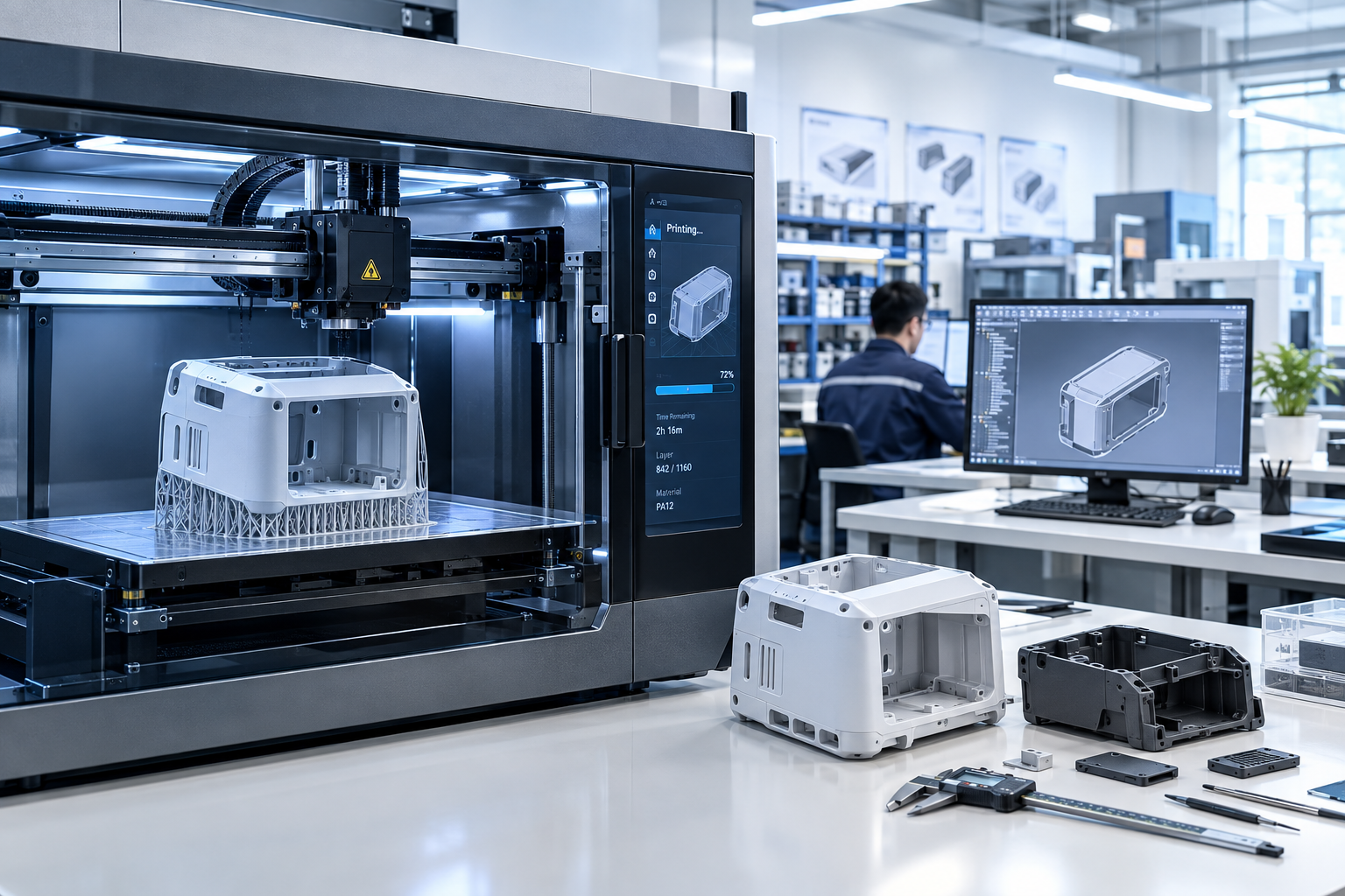 Rapid Prototyping vs 3D Printing Overview in Hardware Design
