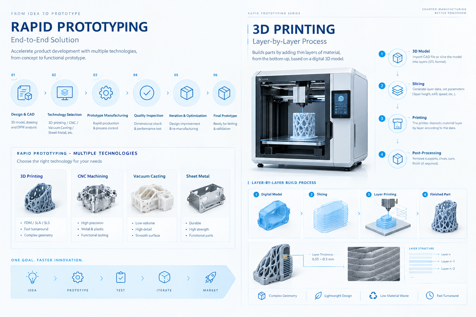 Difference Between Rapid Prototyping and 3D Printing