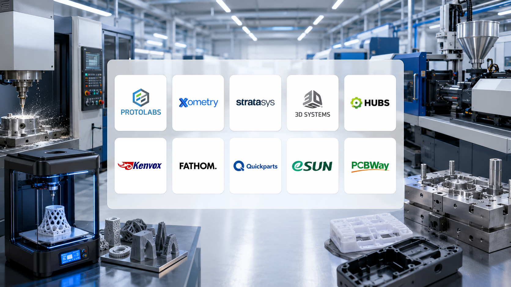 Top 10 rapid prototyping companies 2026 overview comparison