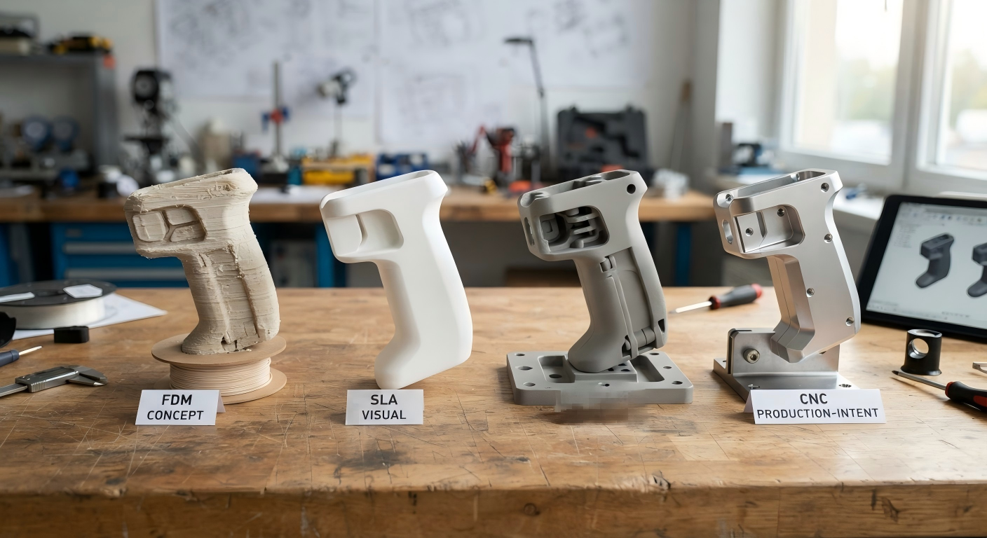 Four Types of Prototyping Stages from Concept to Production Validation