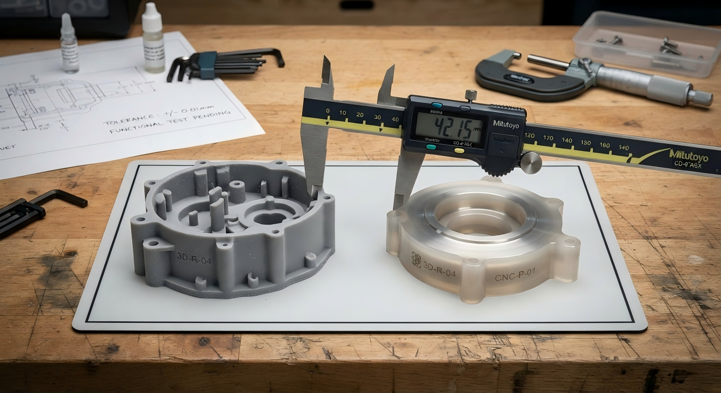 Comparison for Functional Prototypes and Production Validation Methods