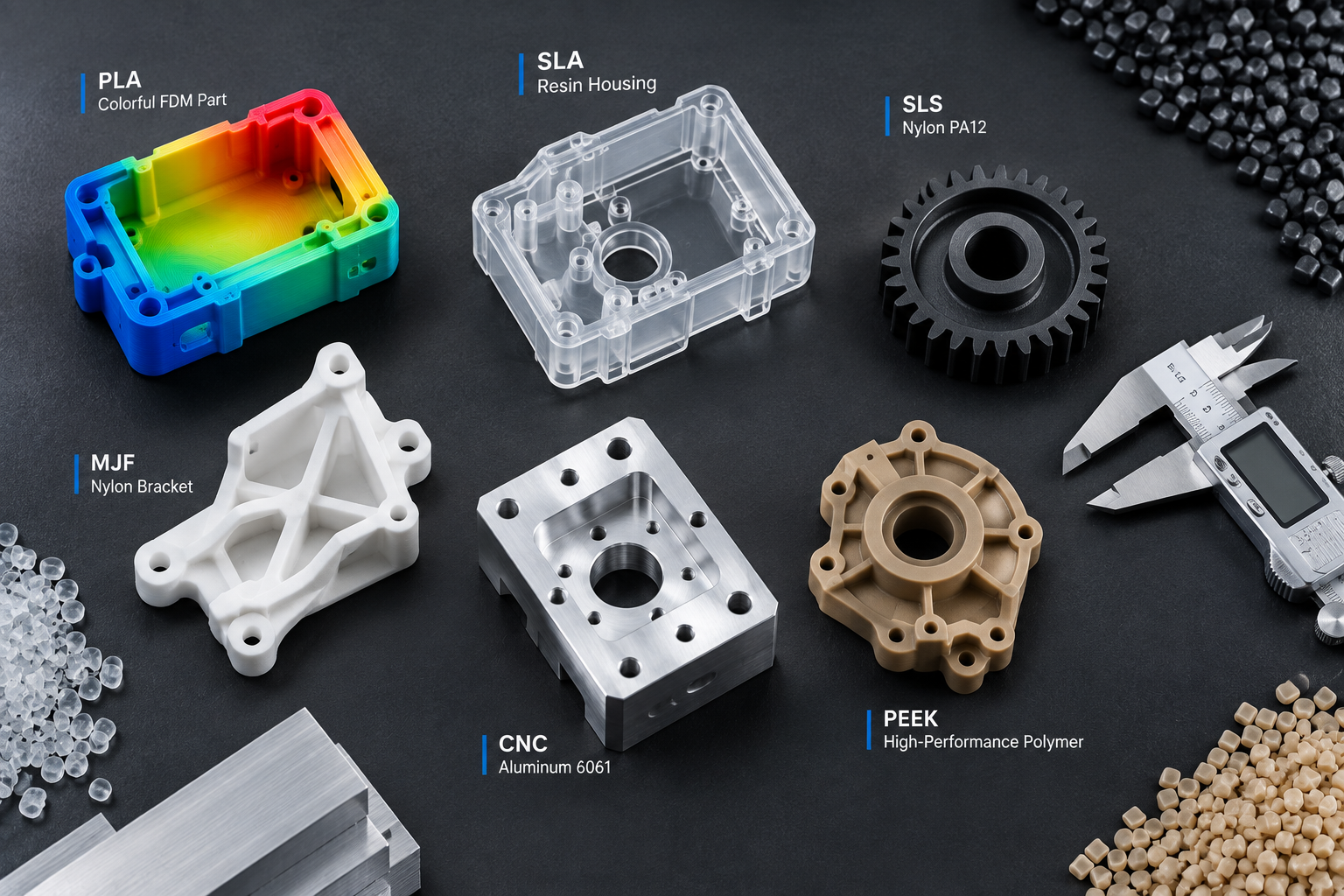 best materials for rapid prototyping comparison
